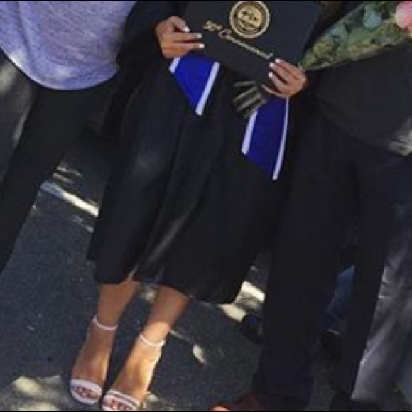 Blush pink block heels - Picture 3 of 3